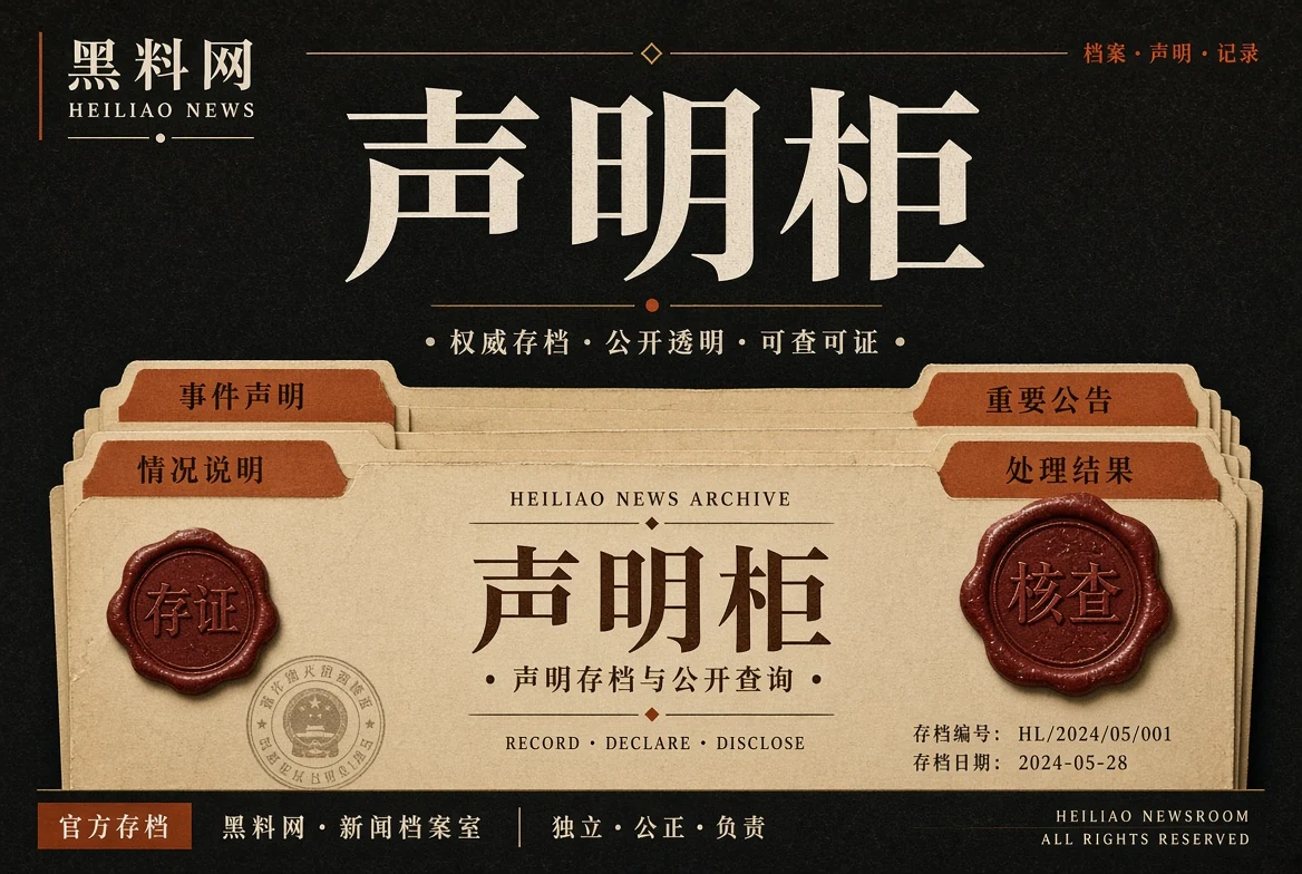 声明柜图像